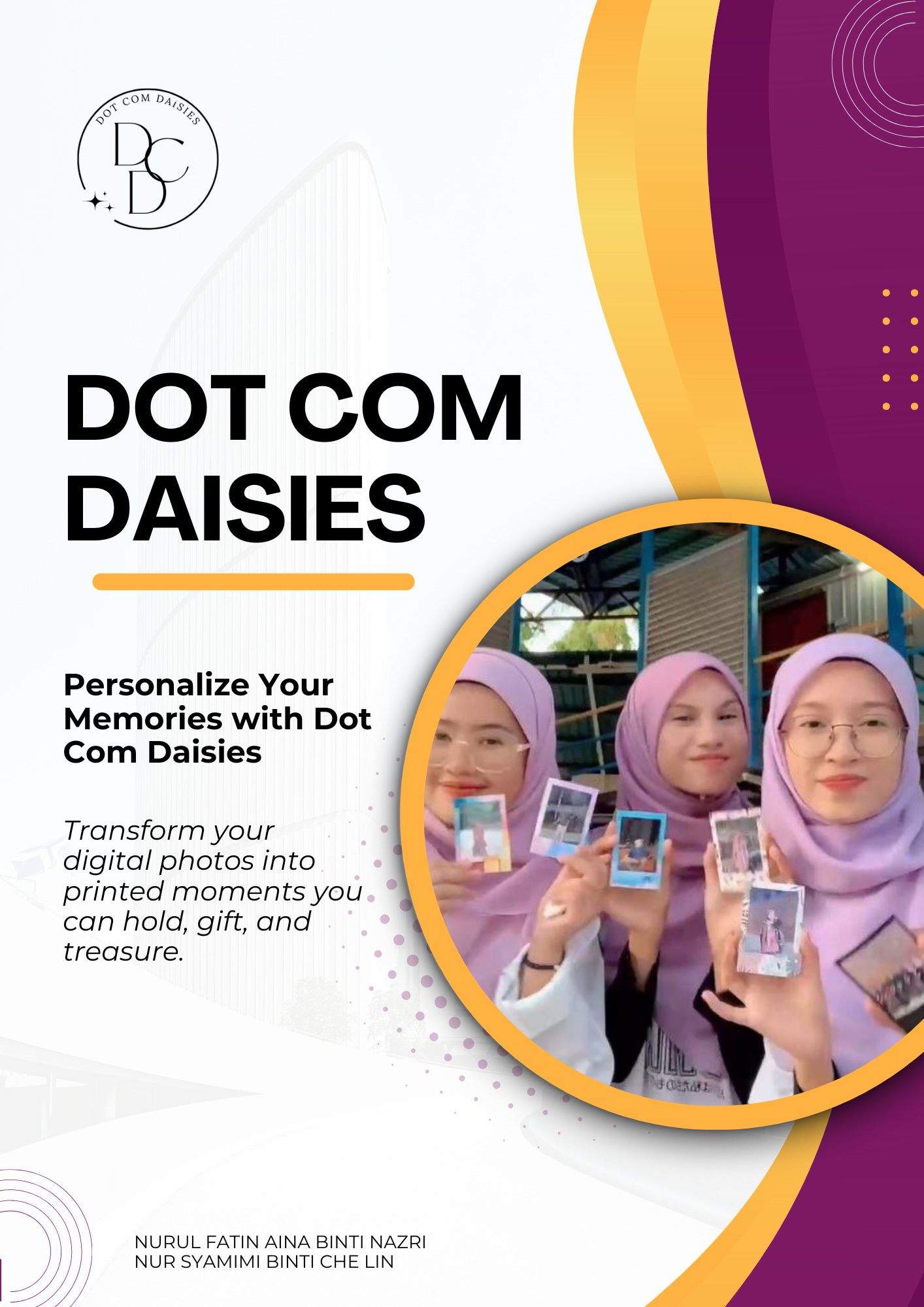 Dot Com Daisies: Personalize Your Memories with Dot Com Daisies